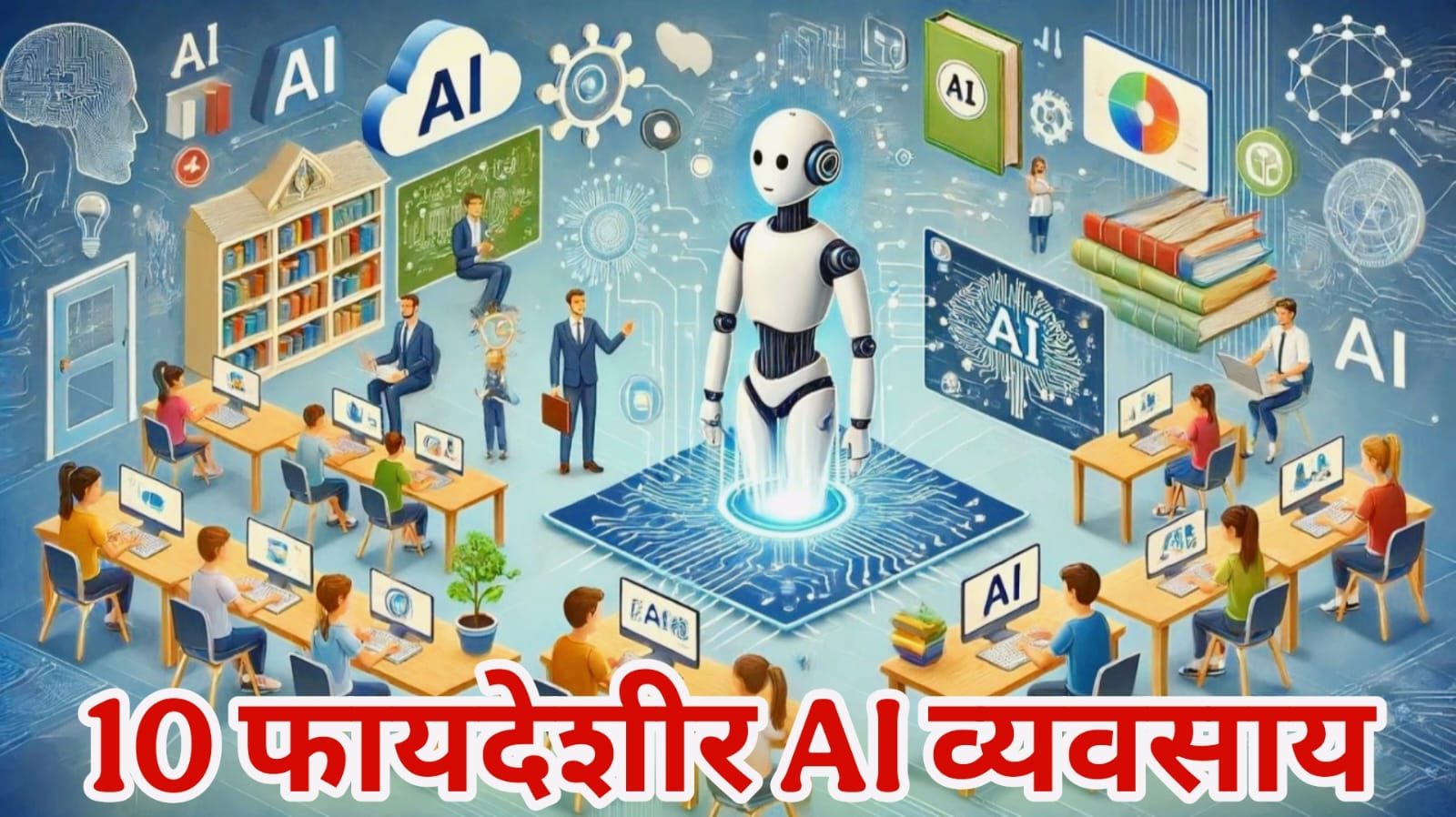 AI Business Ideas in Marathi