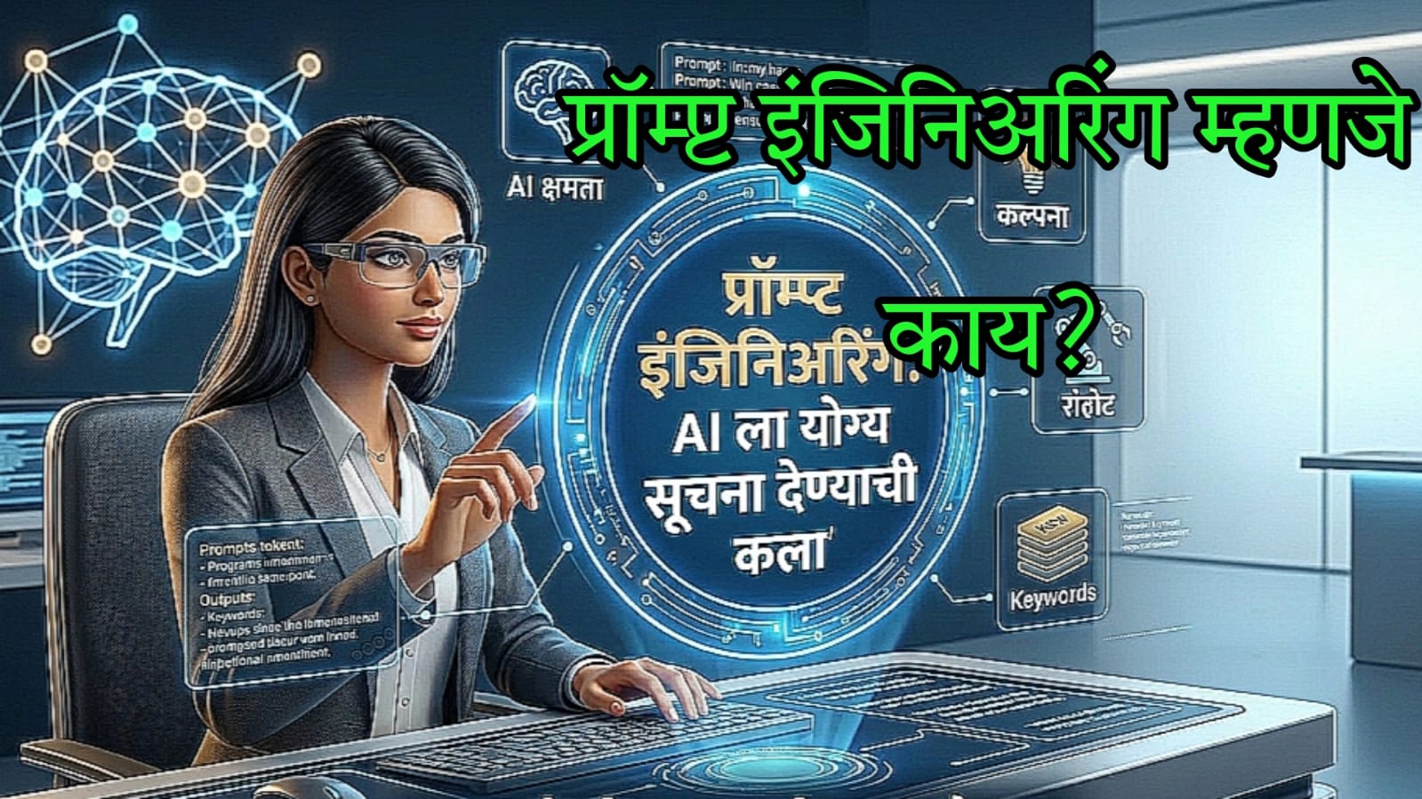 प्रॉम्प्ट इंजिनिअरिंग (Prompt Engineering) म्हणजे काय? AI ला योग्य सूचना देण्याची कला | Complete Guide 2026