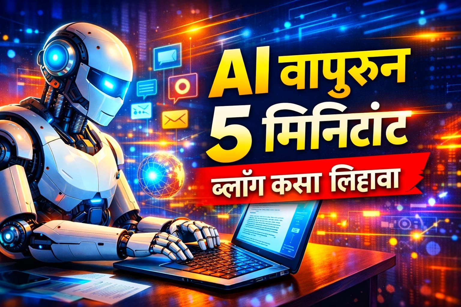 AI वापरून 5 मिनिटांत ब्लॉग कसा लिहावा