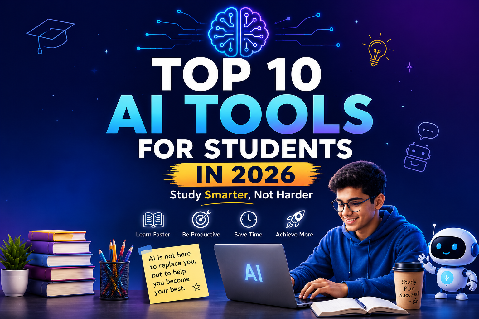Top 10 AI Tools for Students in 2026